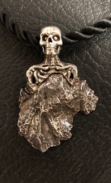 Sikhote-Alin Meteorite Skull Pendant
