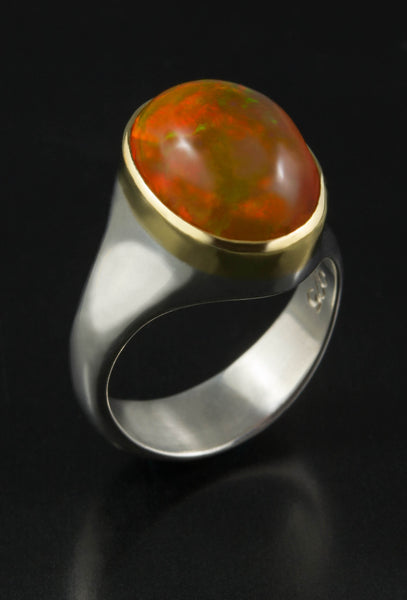 Fire Opal Ring