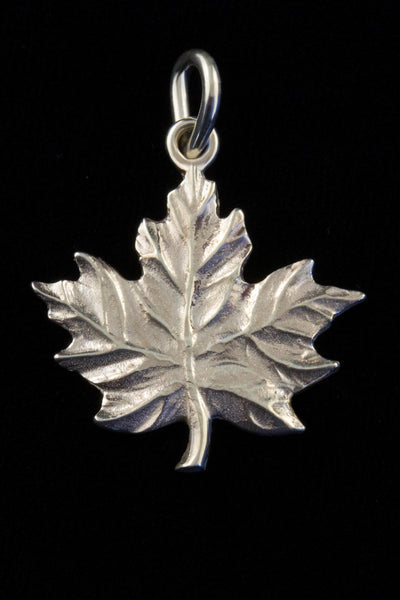 Sterling Silver Maple Leaf Pendant