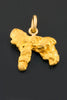 'Gorilla' Natural Gold Nugget Pendant