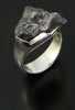 Sikhote-Alin Meteorite Ring in Sterling Silver