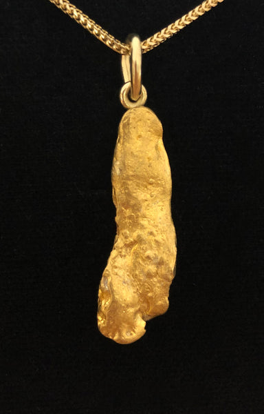 Natural Gold Nugget Pendant