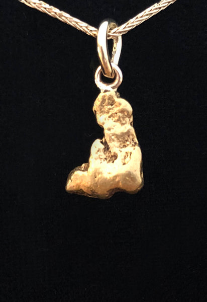 Natural Gold Nugget Pendant