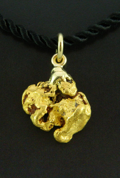 Natural Gold Nugget Pendant