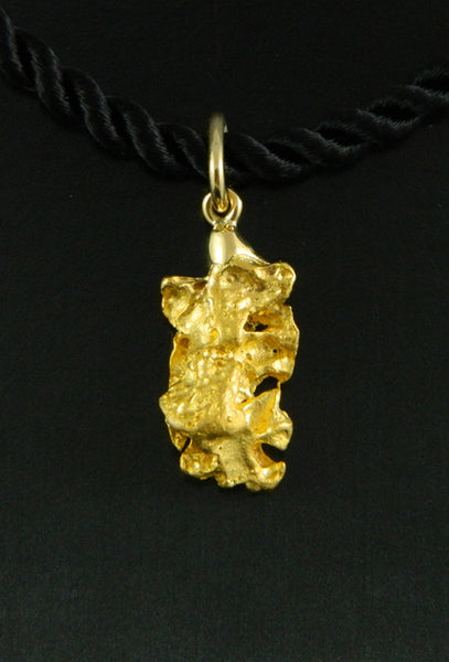 Gold Nugget Pendant
