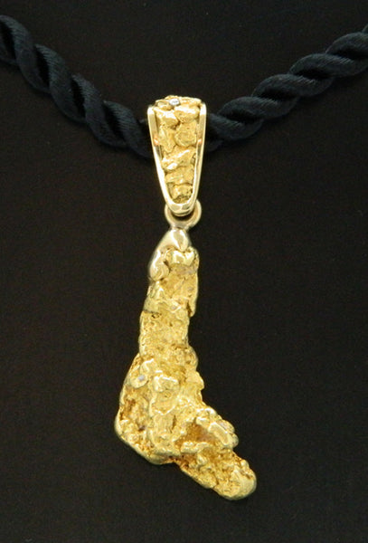 Natural Gold Nugget Pendant