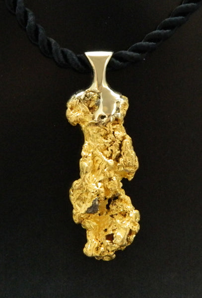 Natural Gold Nugget Pendant