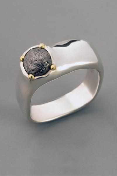 Black Diamond Crystal Ring