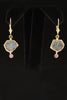Custom Pink and Blue Sapphire Earrings