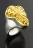 Large Natural Gold Nugget Ring