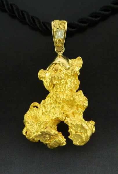 Large Gold Nugget Pendant