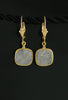 Taza Meteorite Earrings in 18kt Gold