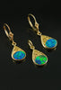 Opal Doublet Teardrop Pendant & Earrings Set