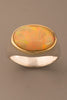 Orange Ethiopian Opal Ring