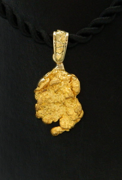 Natural Gold Nugget Pendant