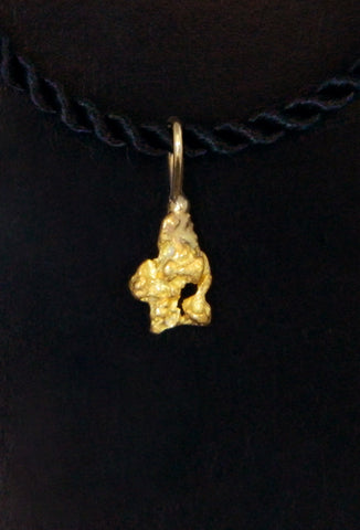 Gold Nugget Pendant