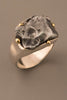 Sikhote-Alin Meteorite Ring in Sterling Silver and 18kt Gold